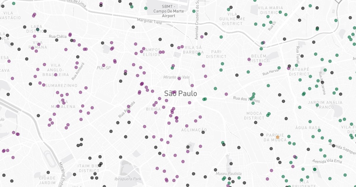 Como meus vizinhos votaram na eleição? Veja resultado por local de votação em São PauloFerramenta interativa com dados do TSE permite pesquisar o desempenho dos candidatos em qualquer lugar da capital paulista